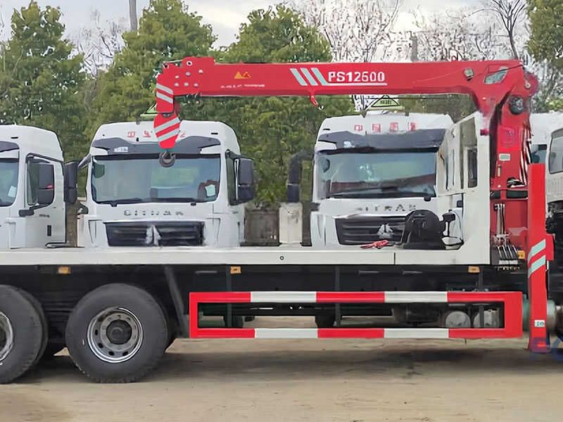 Giga Self Loading Boom Crane truck with Winch