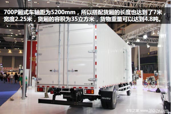 Qingling 700 Cargo Van Truck With 35 Cubic Volume