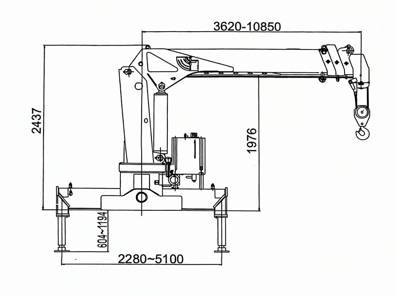 ISUZU GIGA Truck Mounted Hydraulic Crane