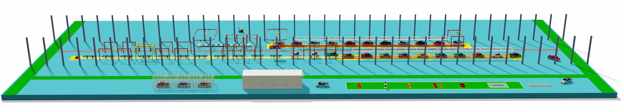 Pickup Truck SKD/CKD Production Line Pickup Truck SKD/CKD Production Line