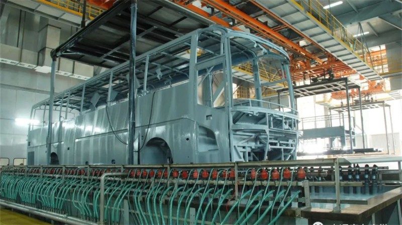 Bus assembly line - passenger vehicle production line
