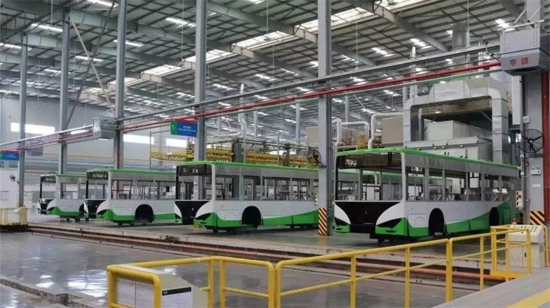 Bus assembly line - passenger vehicle production line