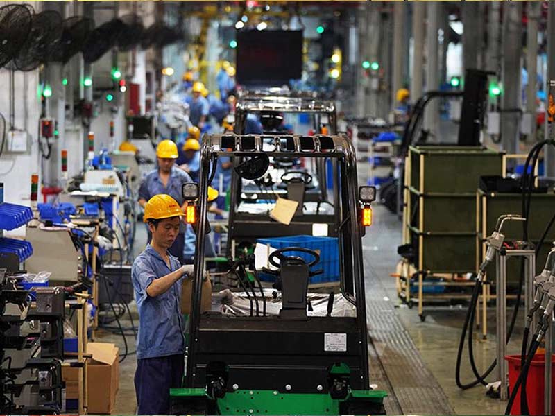 Forklift production line Forklift production line