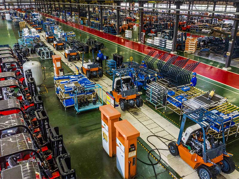Forklift production line Forklift production line