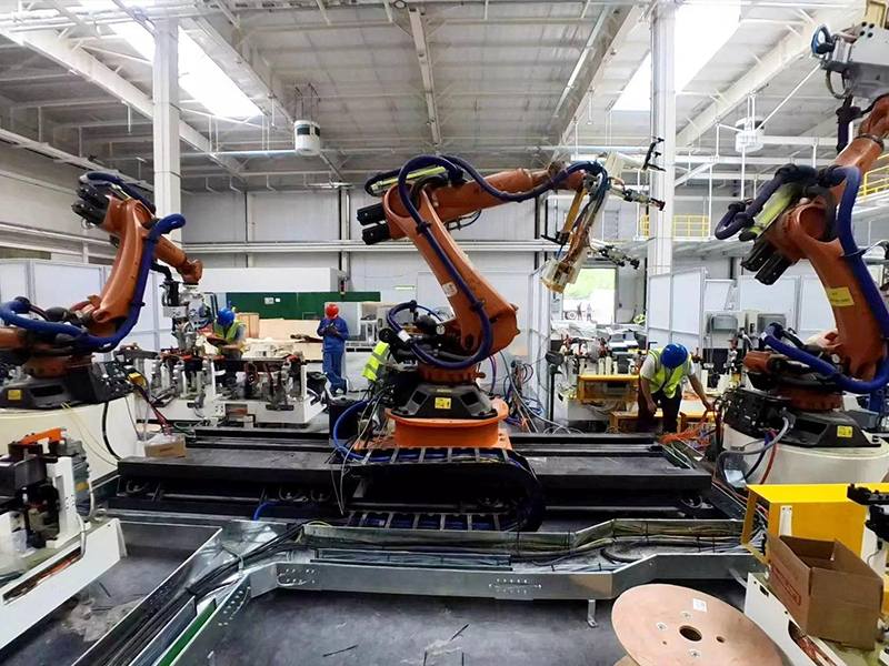 Automotive welding production line