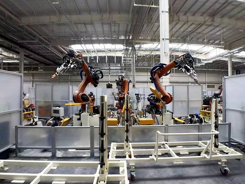 Automotive welding production line