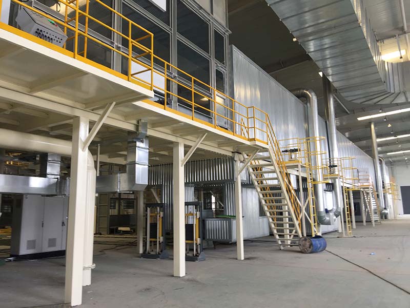 Automotive painting production line