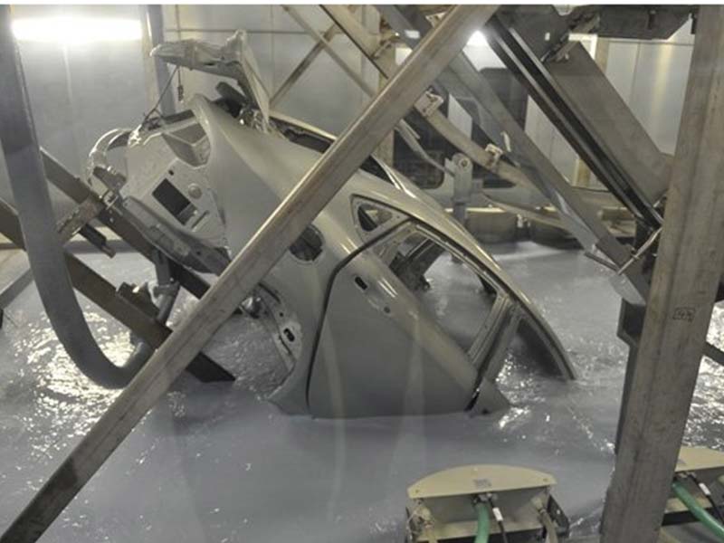 Automotive painting production line