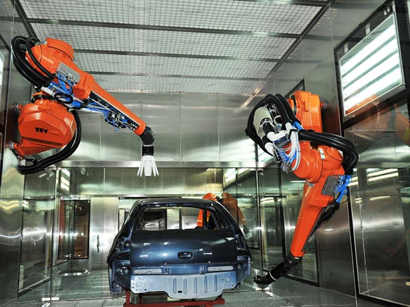 Automotive painting production line