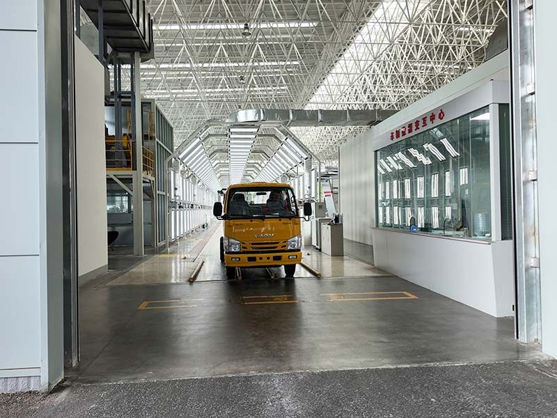 Automotive testing production line