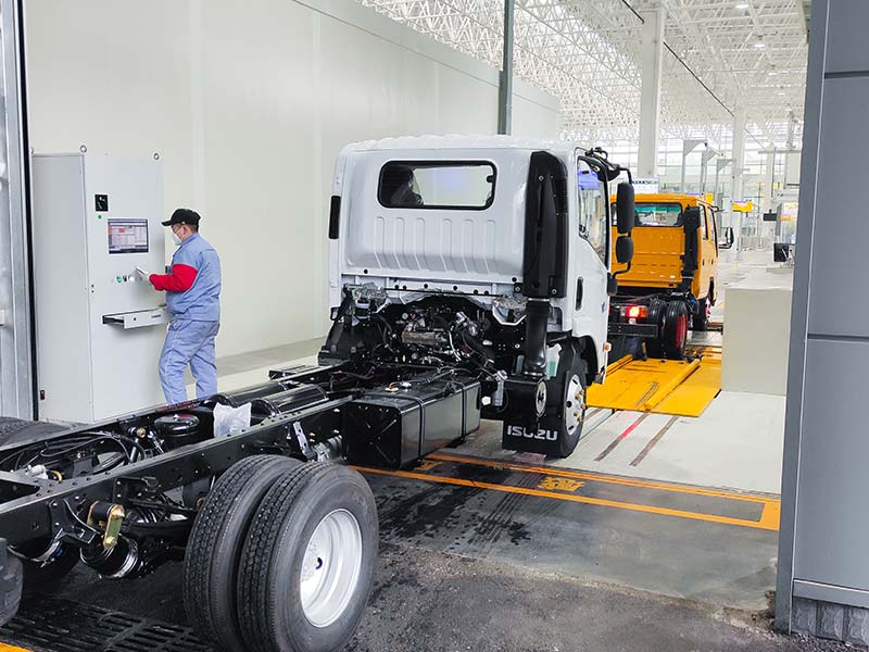 Automotive testing production line