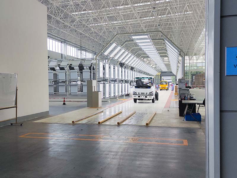 Automotive testing production line