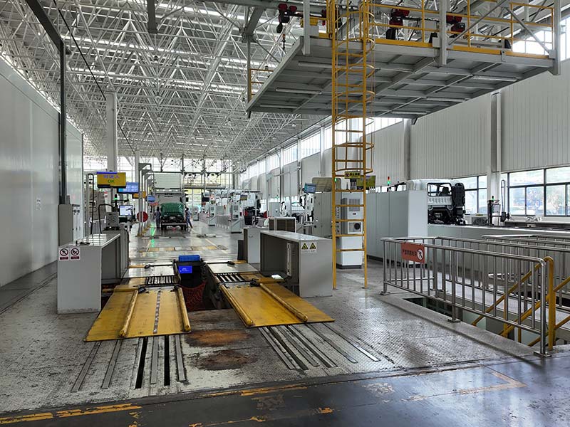 Automotive testing production line