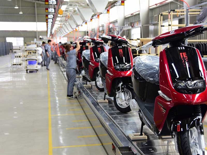 Electric motorcycle production line Electric motorcycle production line