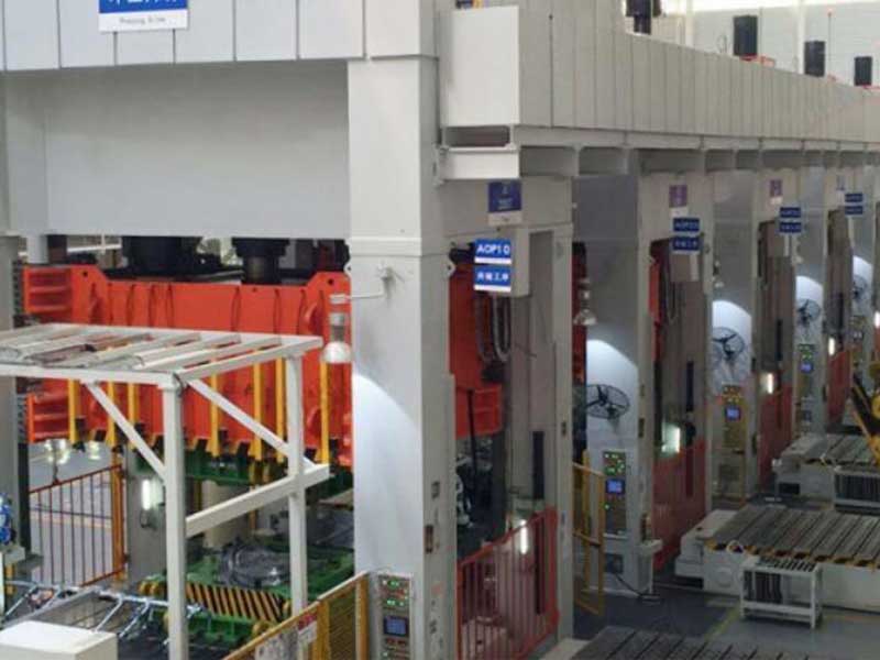 Automotive stamping production line