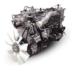 ISUZU 6W or 6UZ diesel engine Pursuing fuel consumption performance of high requently used practica rotational speed zone, from supercharging to Cooling and fuel injection, to pursue reducing the fuel costs to the fullest.