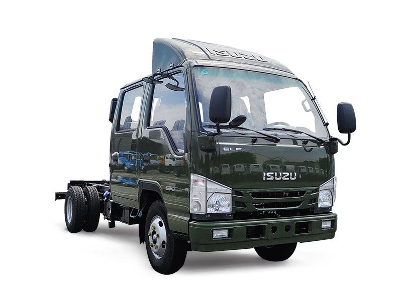 brand new left hand drive 3 ton Isuzu mini truck 4x2 double cabin cargo trucks chassis for sale