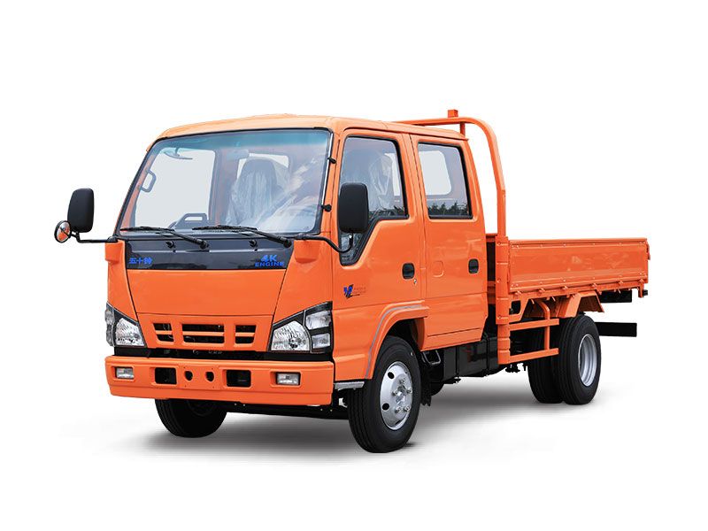 nkr double cabin cargo truck cng 120hp 4KH1 diesel engine light duty trucks camiones for sale