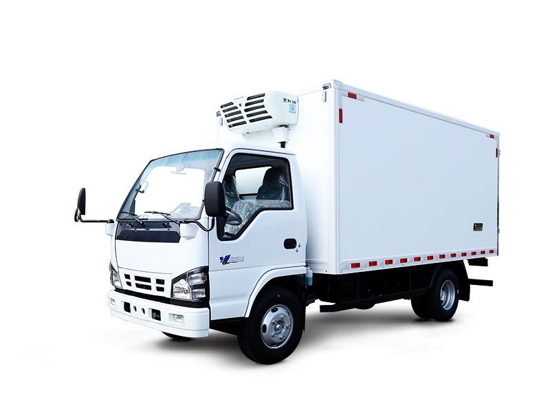 Factory Direct Sales China 4X2 single cabin 600P Euro V light refrigerated truck for sale