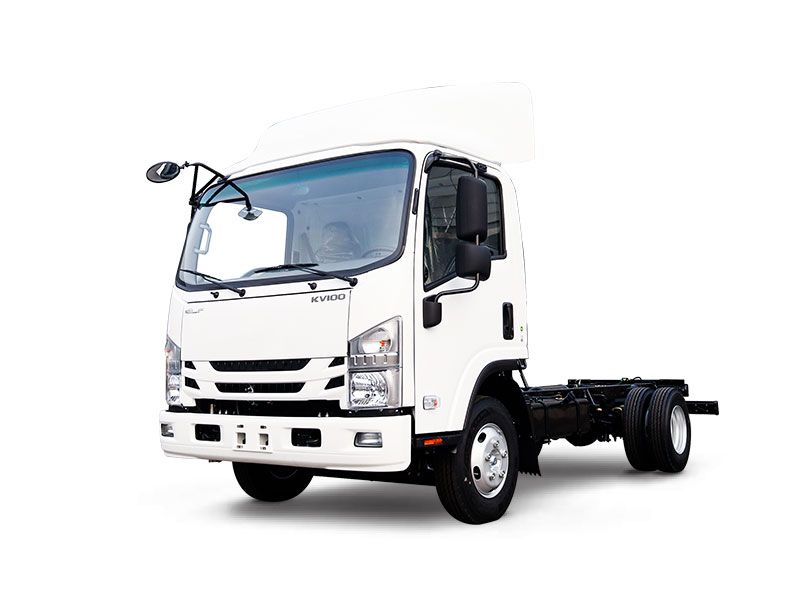 Euro5 KV100 wide cabin 4 ton light cargo truck chasis for sale