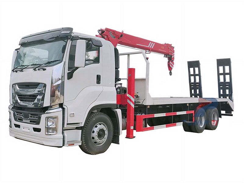 Giga Self Loading Boom Crane truck with Winch