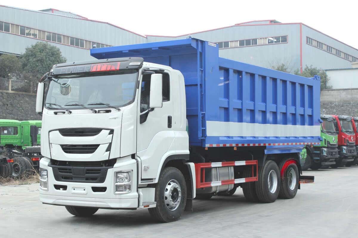 Qingling GIGA 10 wheeler 420HP dump truck