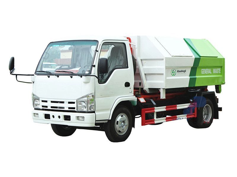 Qingling mini ELF hook loader truck