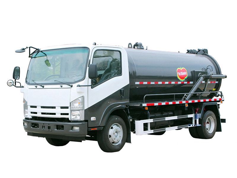 Qingling NPR sewage vacuum trucks