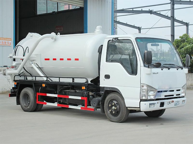 Qingling light duty 3CBM sewage vacuum truck