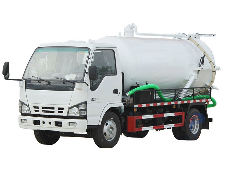 Qingling NKR 6cbm vacuum suction trucks