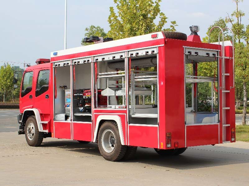 Qingling FVR Emergency Rescue Fire Truck