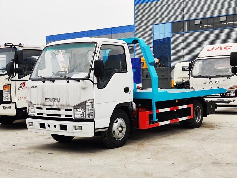 Qingling 3ton mini Flatbed Wrecker Towing Tow Truck