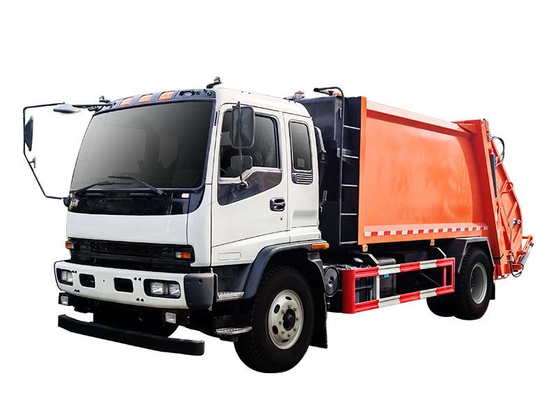 Qingling 240HP 12m³ garbage compactor truck