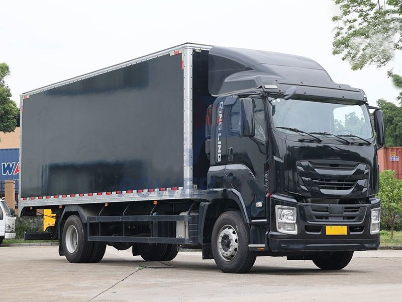 Qingling GIGA box van trucks