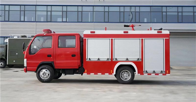 Qingling isuzu 2m³ fire engine