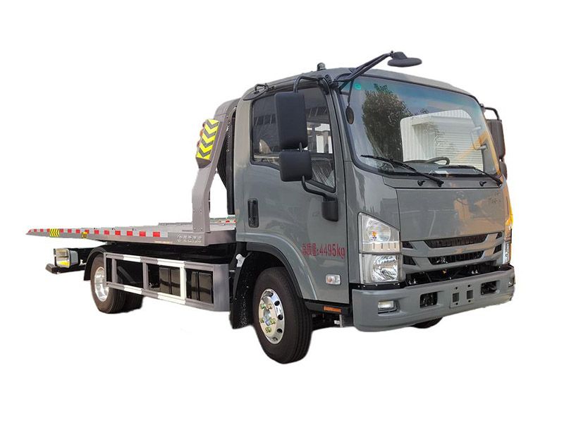 Isuzu NPR Flatbed Wrecker