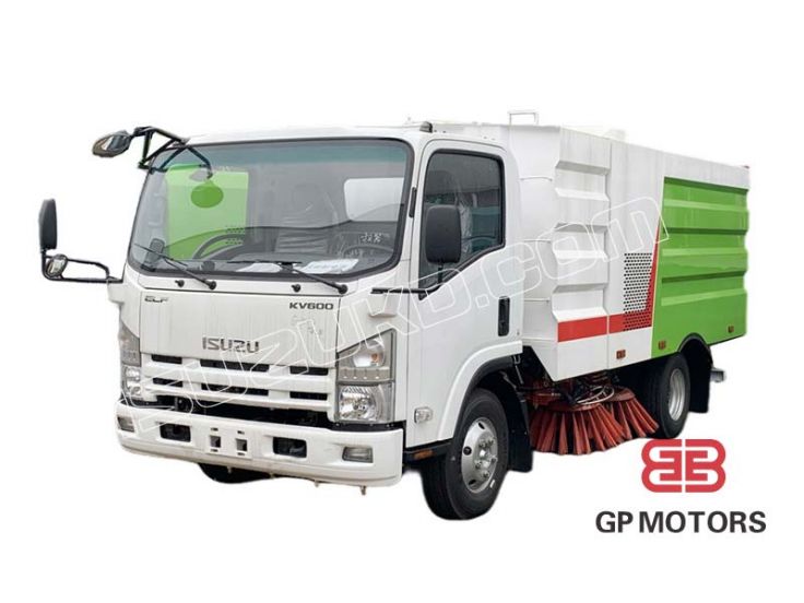 Isuzu NKR vacuum sweeper truck