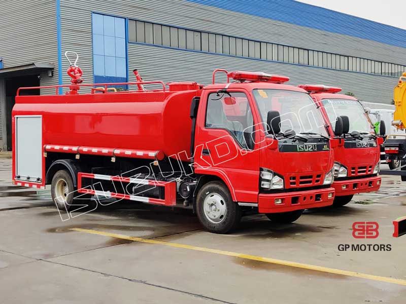 ISUZU NKR 4x2 130hp 4000 liters water tanker fire fighting truck ISUZU NKR 4x2 130hp 4000 liters water tanker fire fighting truck