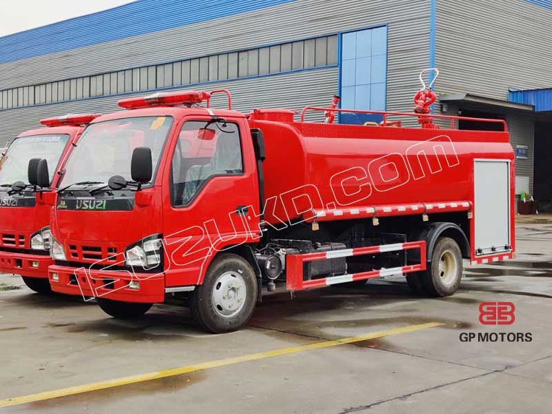 ISUZU NKR 4x2 130hp 4000 liters water tanker fire fighting truck ISUZU NKR 4x2 130hp 4000 liters water tanker fire fighting truck