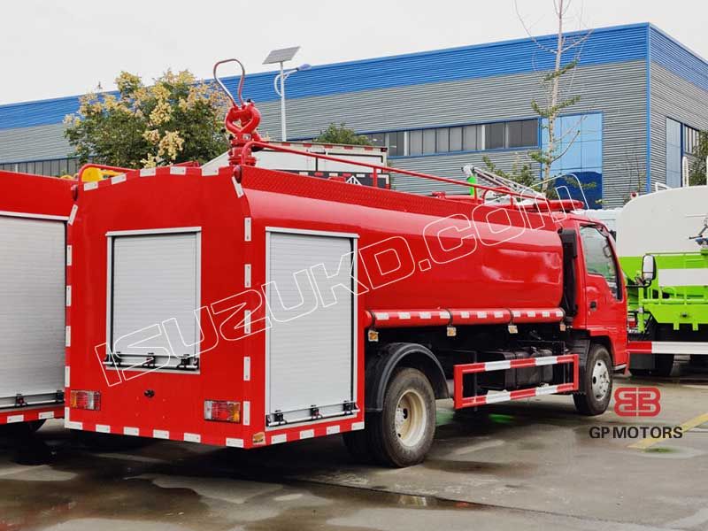 ISUZU NKR 4x2 130hp 4000 liters water tanker fire fighting truck ISUZU NKR 4x2 130hp 4000 liters water tanker fire fighting truck
