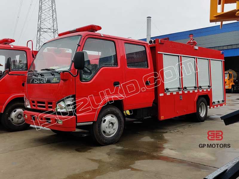 ISUZU NKR 4x2 130hp 4000 liters water tanker fire fighting truck ISUZU NKR 4x2 130hp 4000 liters water tanker fire fighting truck