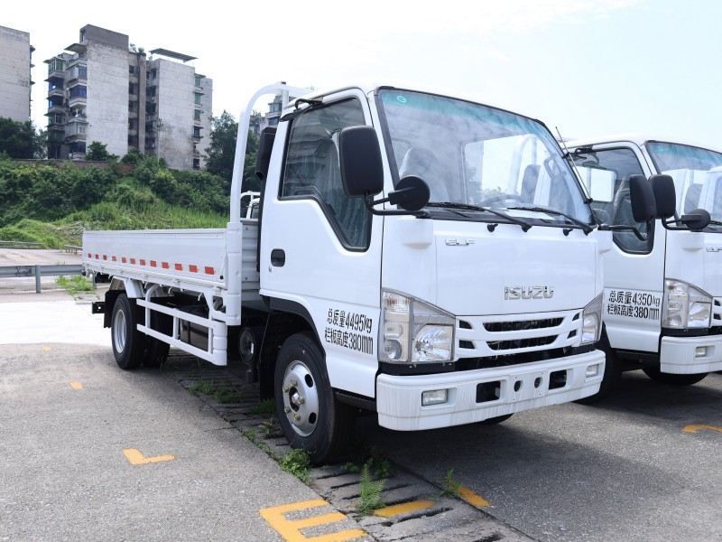 2-5 Ton Isuzu 100P 4X2 Light Cargo Van Truck with Single Cabin