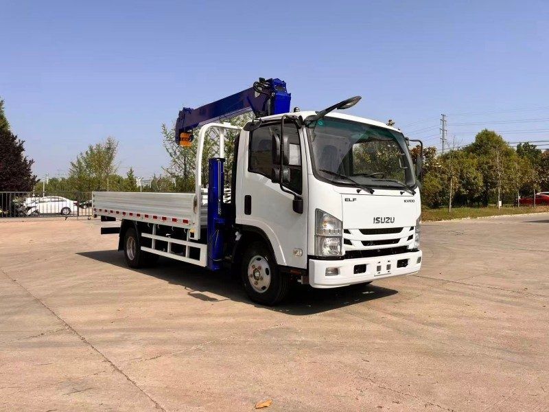 Isuzu KV100 Straight-Boom Crane Truck: A High-Efficiency Hoisting Solution for Logistics and Construction