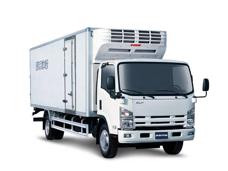 QINGLING ISUZU ELF 5Ton Mini Truck Refrigerated Trucks 4x2 Refrigerator Truck for Meat and Fish Transport