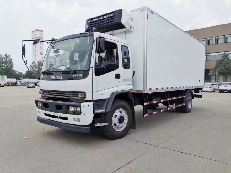 Qingling ISUZU GIGA F series Refrigerated Freezer Truck with TherMo King Carrier refrigerator