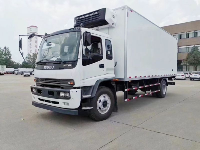 Qingling ISUZU GIGA F series Refrigerated Freezer Truck with TherMo King Carrier refrigerator