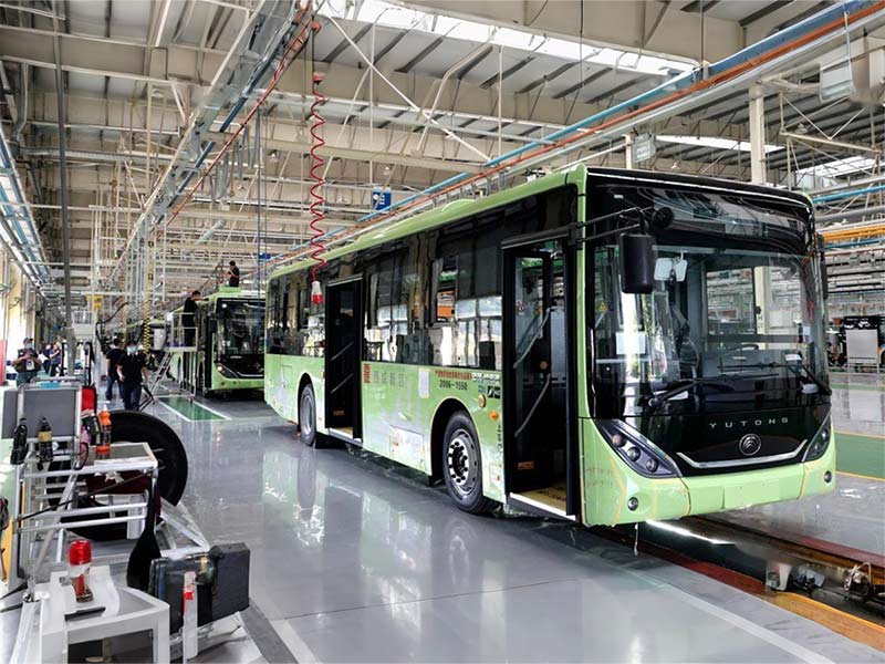 Bus assembly line - passenger vehicle production line