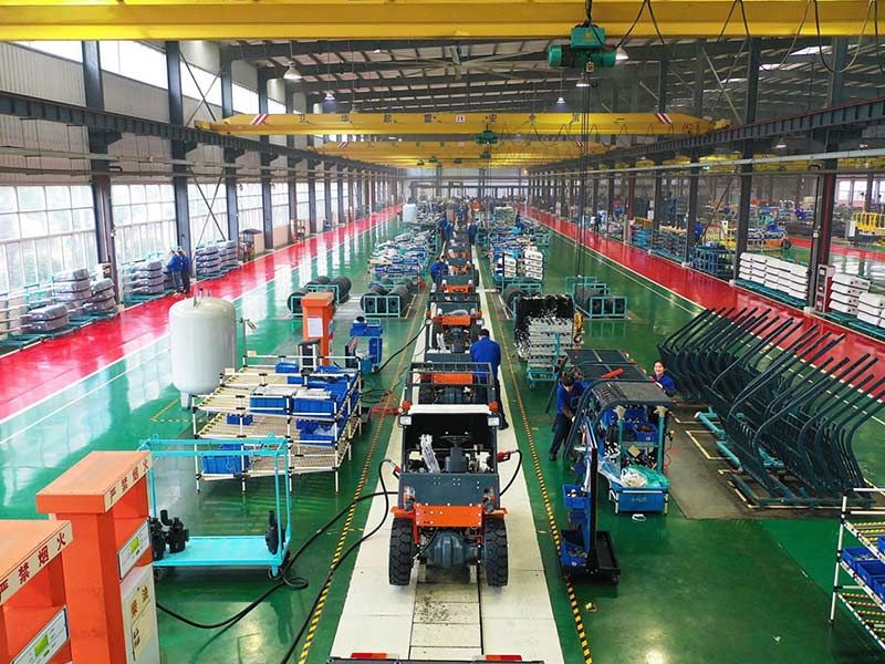 Forklift production line