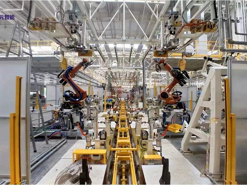 Automotive welding production line