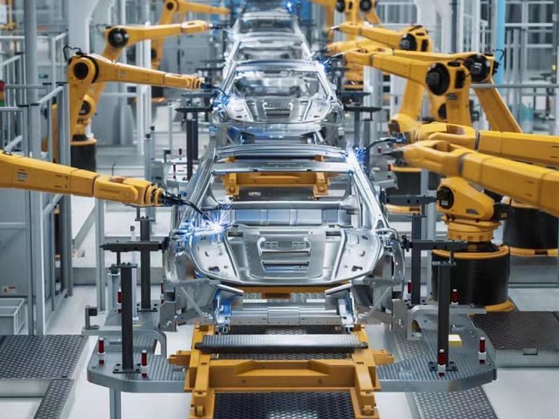 Automotive welding production line